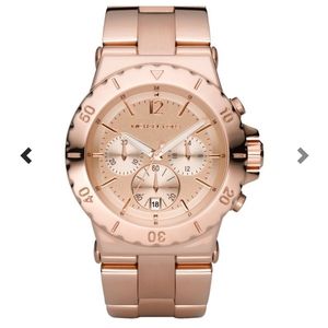 Ladies Michael Kors Rose-Gold Chronograph Watch